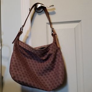 Dooney and Bourke Signature Print Hobo